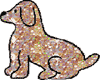 glitter dog