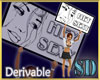 SD Der Shout Out Sign