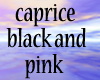 carpice black and pink