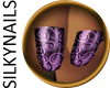 SilkyNails Grape Swirl