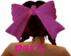 pink bear bow 