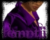 Purple silk shirt (M)