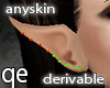 QE Elf Ears+Studs DRV