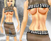 PVC Studded Black Outfit
