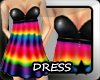 Rainbow Dress neon rave