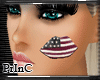 Usa  Lips flag Kiss~P,