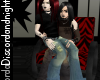 Red Zebra Chair W/Poses