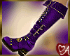 Buckle Boots Purple