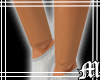 <M> White Ankle Socks
