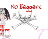 No beggers