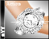 aYY-Lux Diamond Action Watches silver