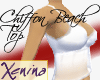X Chiffon Beach Top