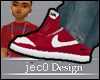 .nike kicks red