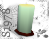 O/E Med pillar candle gr
