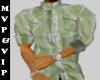 [MV]*Green Plaid Button^
