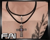|F| Cross Necklace /M