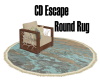 CD Escape Round Rug