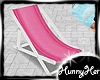 Single Deck Chair Pink