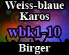 Weiss-blaue Karos