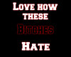 Haters room red and blk