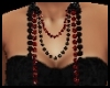 Beads Black/Red ~