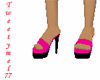 Hot Pink Plat Sandals
