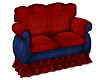 Red and Blue LoveSeat