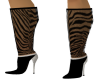 Black Zebra Boots