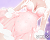 [fit] christmas neko pink white pompoms babygirl catgirl kawaii