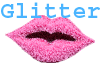 glitter lips