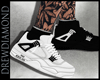 Dd- Black/White Sneakers