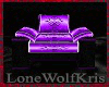 Salon Couch Chair Purple