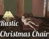 Rustic Christmas Chair