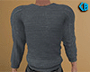 Gray Sweater PJ Shirt M