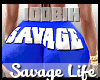 -Savage Life Blue XXL