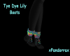 Tye Dye Lily Boots