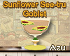 Sunflower see-tru Goblet