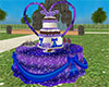 Purple Blue Cake  Table