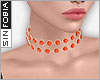 ::S::Coral Gold Choker