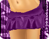 *S Purple Ruffled Skirt