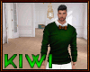 Green sweater bowtie