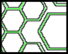 Lime Hexagon Sticker
