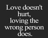 Love doesn't hurt