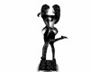 women statues neon