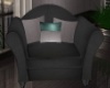 Gray cuddle chair