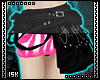 Zebra Chain Skirt | Pink