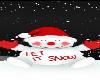 Santa Christmas REd White Snowman Funny Cute