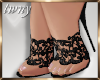 Lace Slippers Blossom Bl