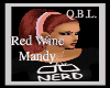 Red Wine Mandy Pink