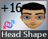 Head Shape +16 M A